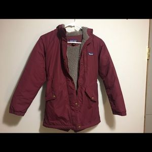 Patagonia Girls Size L (12) Insulated Isthmus Parka